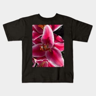 Pink Lily Riot Kids T-Shirt